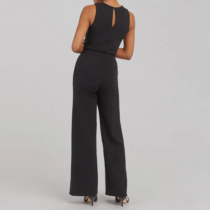 Desiree - Ärmelloser fester Jumpsuit