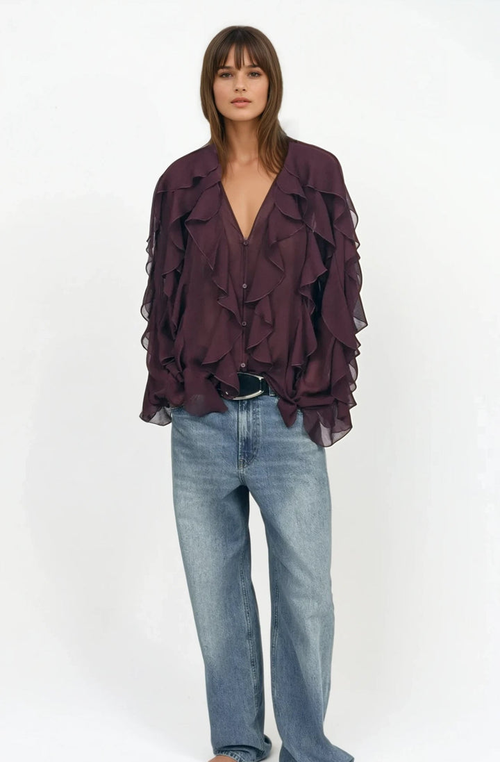 Seraphina | Rüschenbluse für einen eleganten Look