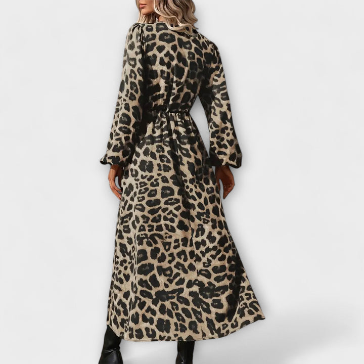 Natalie - Stylisches Kleid mit Leopardenmuster