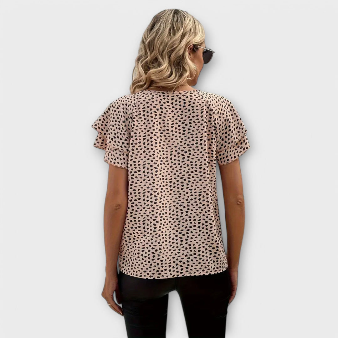 Emily - All-Over bedruckte Bluse