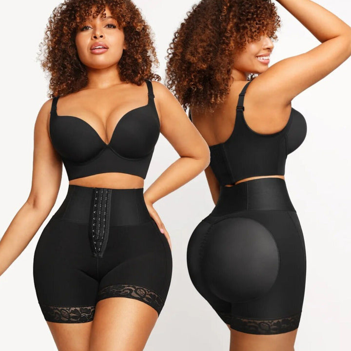 Hochtaillierte Form-Shorts mit Po-Lifting und Bauchstütze