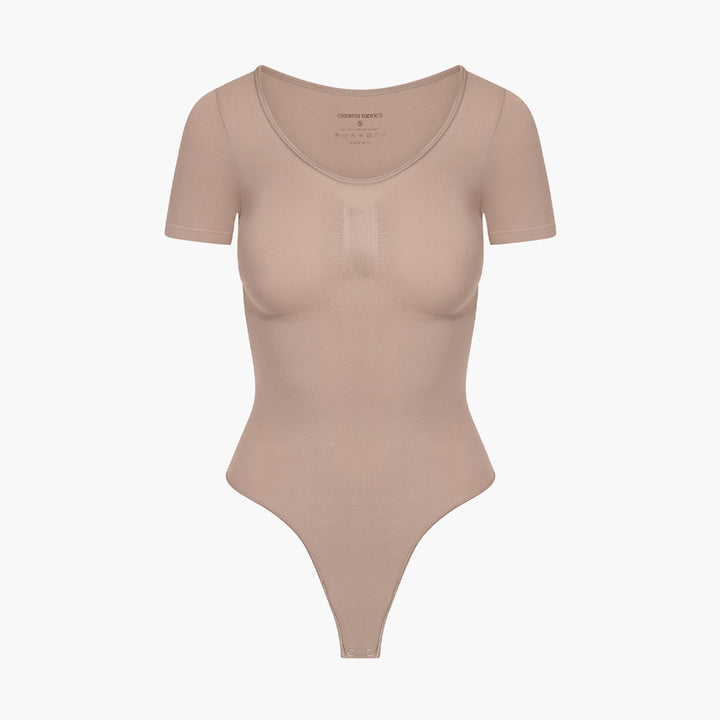 Bodysuit formende Shapewear T-Shirt mit String (Geheime Aktion)