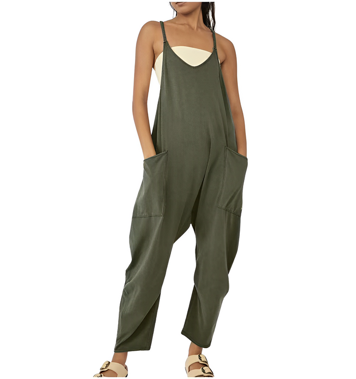 Alexa® - Damen Jumpsuit Weites Bein Strampler