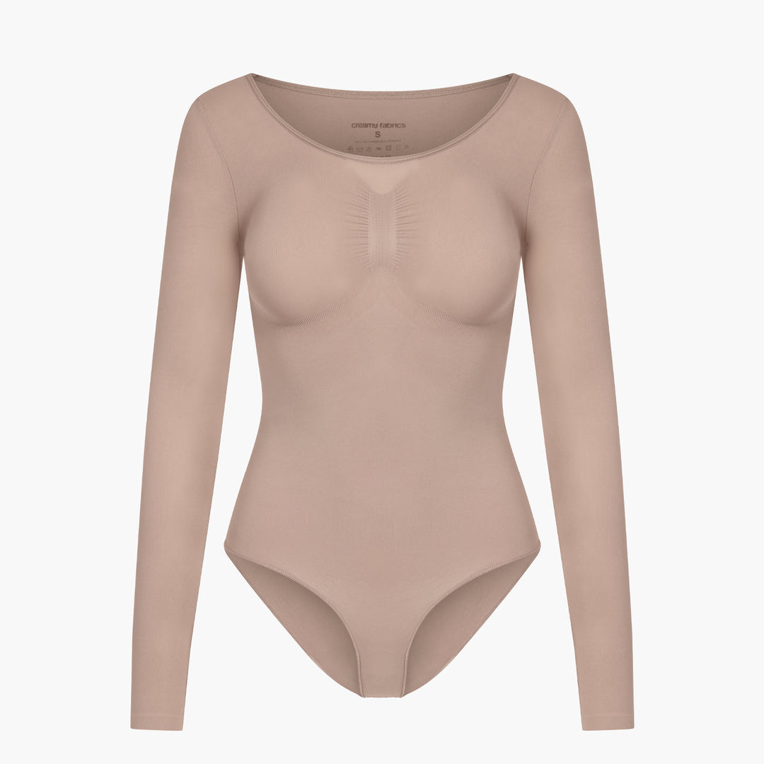 Bodysuit Sculpting Shapewear Langarm mit Slip