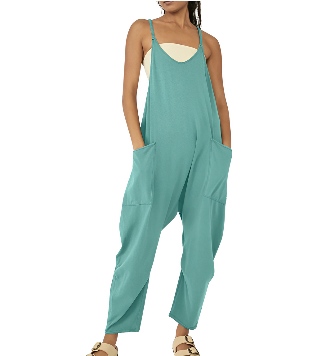 Alexa® - Damen Jumpsuit Weites Bein Strampler