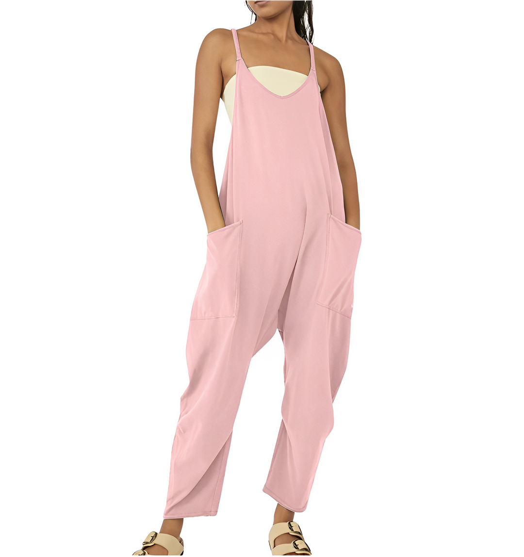 Alexa® - Damen Jumpsuit Weites Bein Strampler