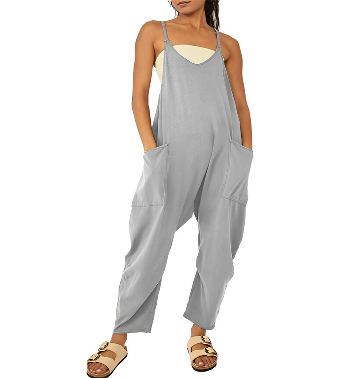 Alexa® - Damen Jumpsuit Weites Bein Strampler