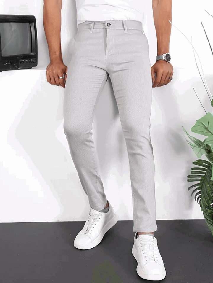 Noa Stretch-Hose - Hellgrau