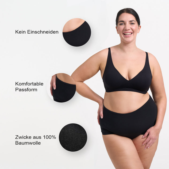 Hipster Baumwollhose | 3er Pack