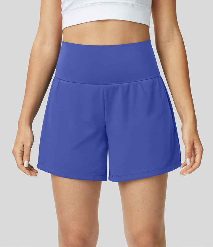 Gayle | 2-in-1 Yoga-Shorts mit hoher Taille, Gesäßtasche und Seitentasche