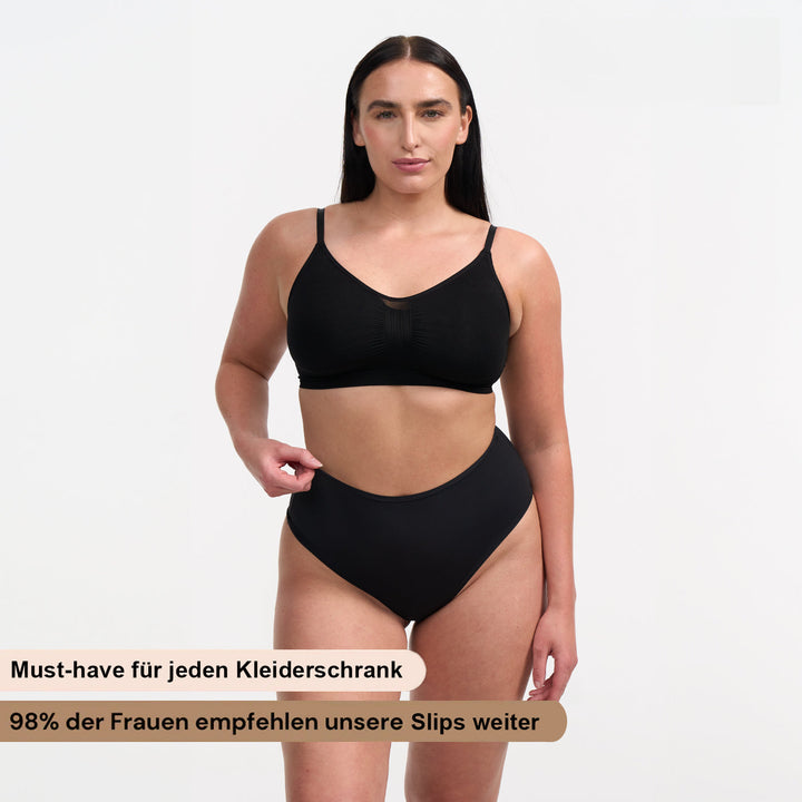 Hochgeschnittene Tanga | 3er Pack - Geheime Aktion