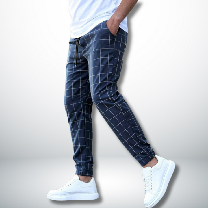 Doriano – Bequeme Hose mit Karomuster