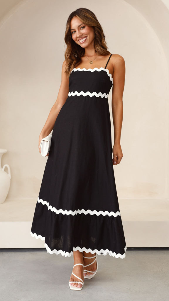 Karma | Langes Trägerkleid für einen eleganten Look