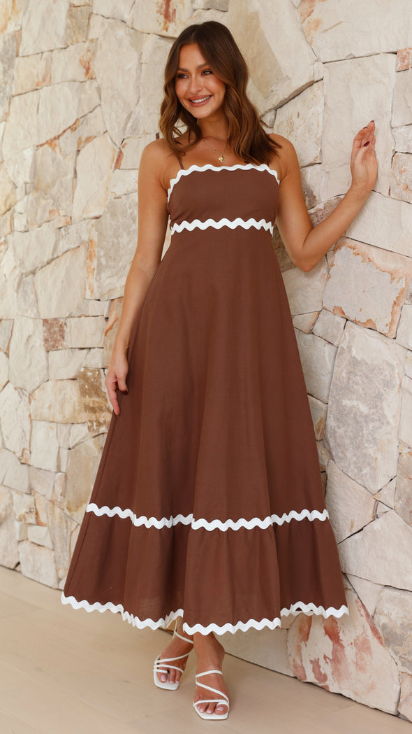 Karma | Langes Trägerkleid für einen eleganten Look