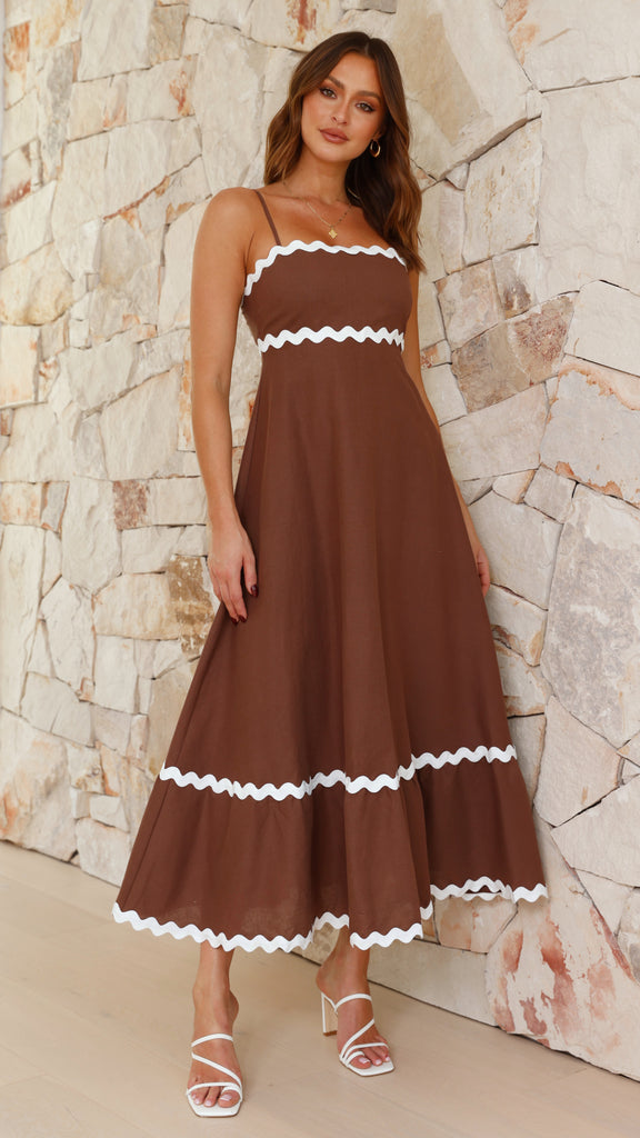 Karma | Langes Trägerkleid für einen eleganten Look