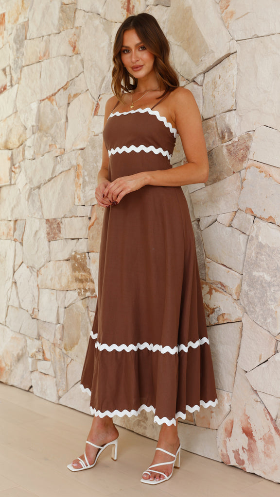 Karma | Langes Trägerkleid für einen eleganten Look