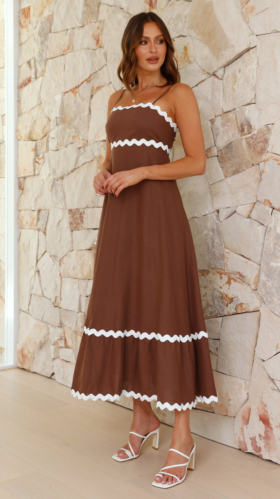 Karma | Langes Trägerkleid für einen eleganten Look