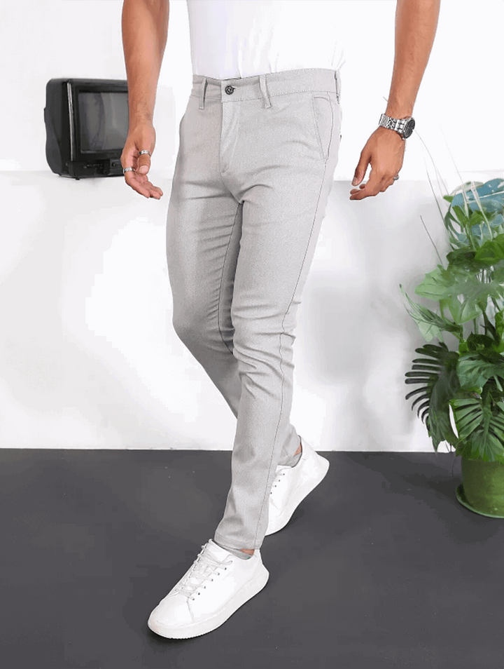 Noa Stretch-Hose - Hellgrau