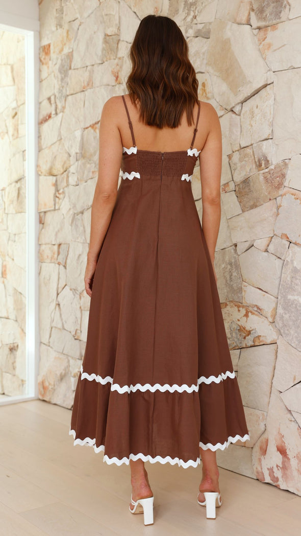 Karma | Langes Trägerkleid für einen eleganten Look