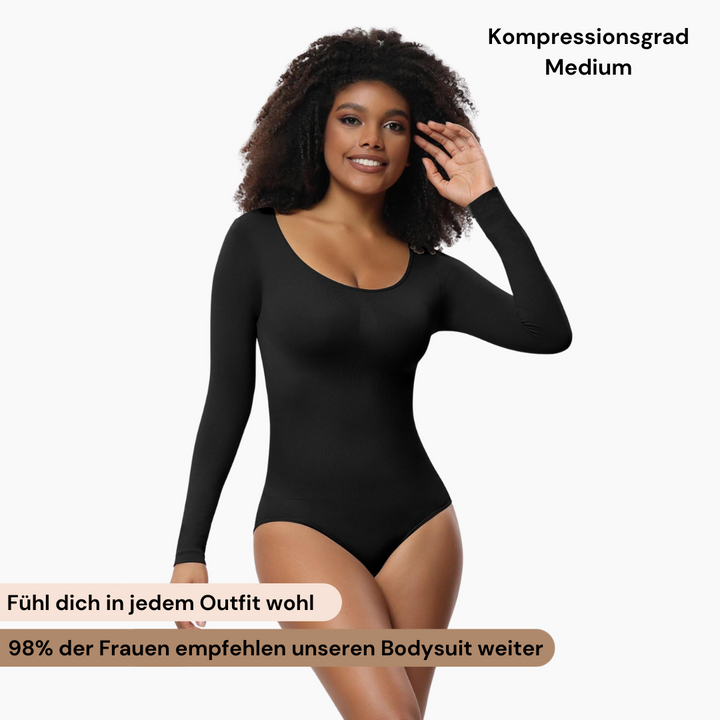 Langarm Bodysuit Formende Shapewear