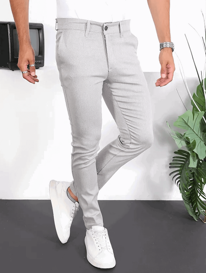 Noa Stretch-Hose - Hellgrau