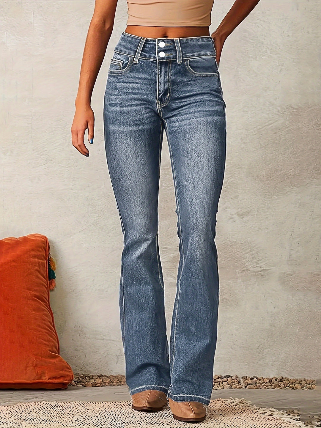 Aya - Jeans mit hoher Taille