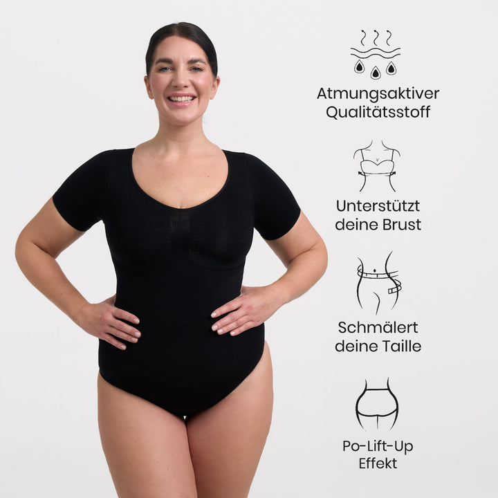 Bodysuit formendes Shapewear T-Shirt mit Slip