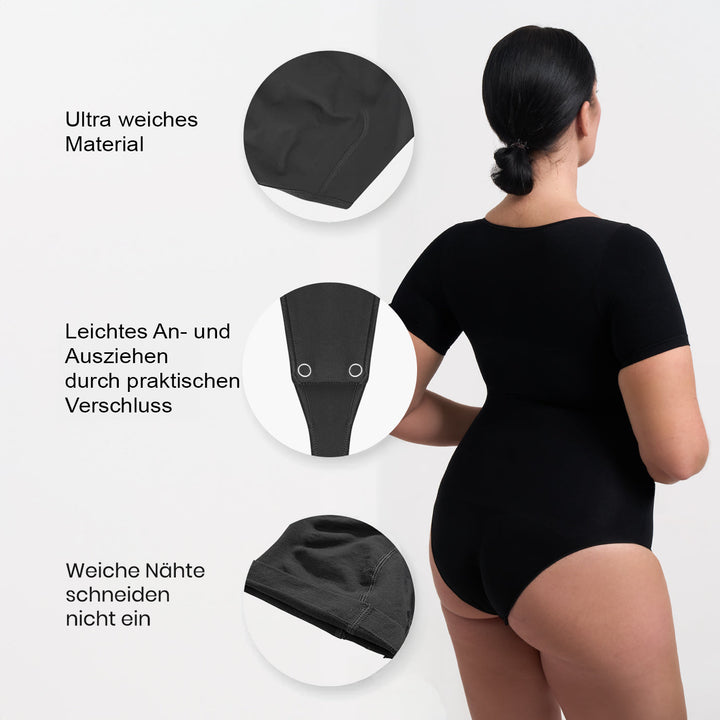 Bodysuit formendes Shapewear T-Shirt mit Slip