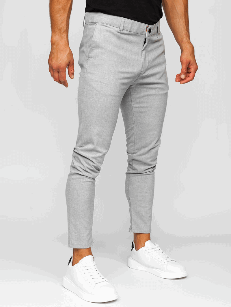 Noa Stretch-Hose - Hellgrau