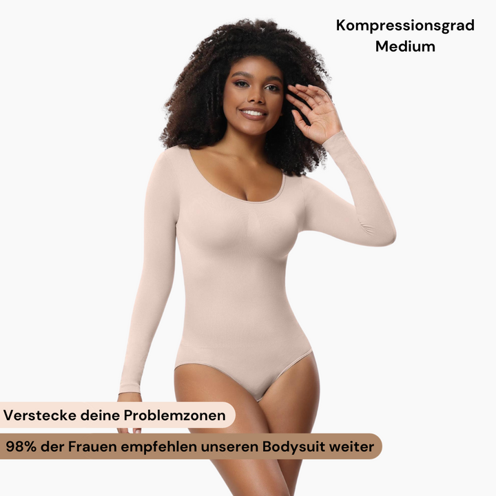Langarm Bodysuit Formende Shapewear