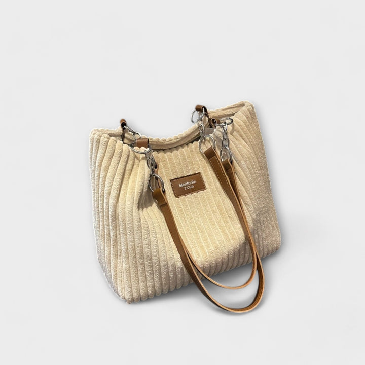 Flair. - Weiche Cord-Schultertasche