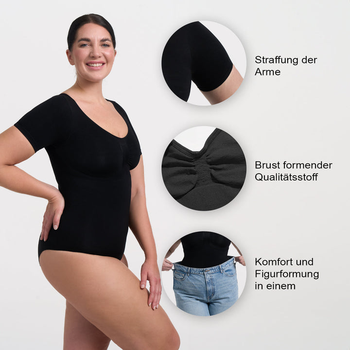 Bodysuit formendes Shapewear T-Shirt mit Slip