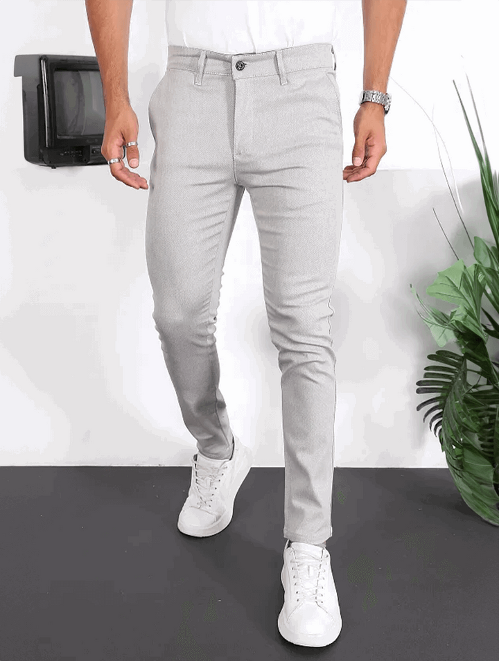 Noa Stretch-Hose - Hellgrau