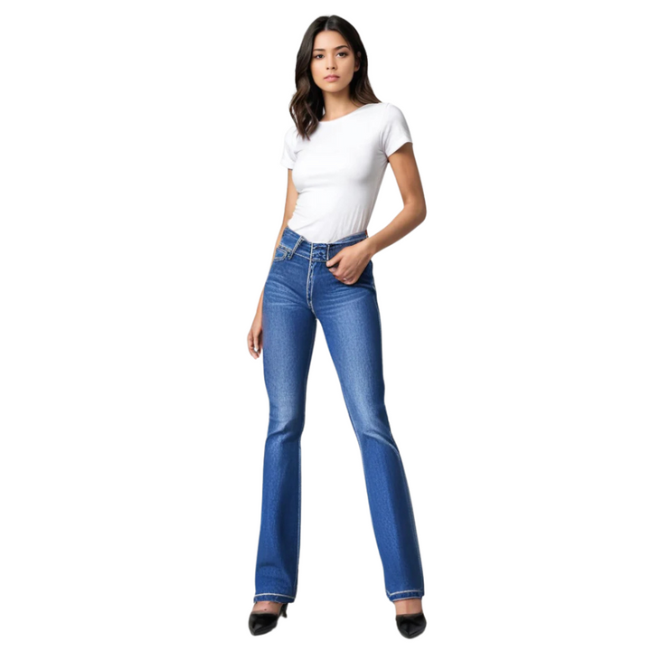 Aya - Jeans mit hoher Taille