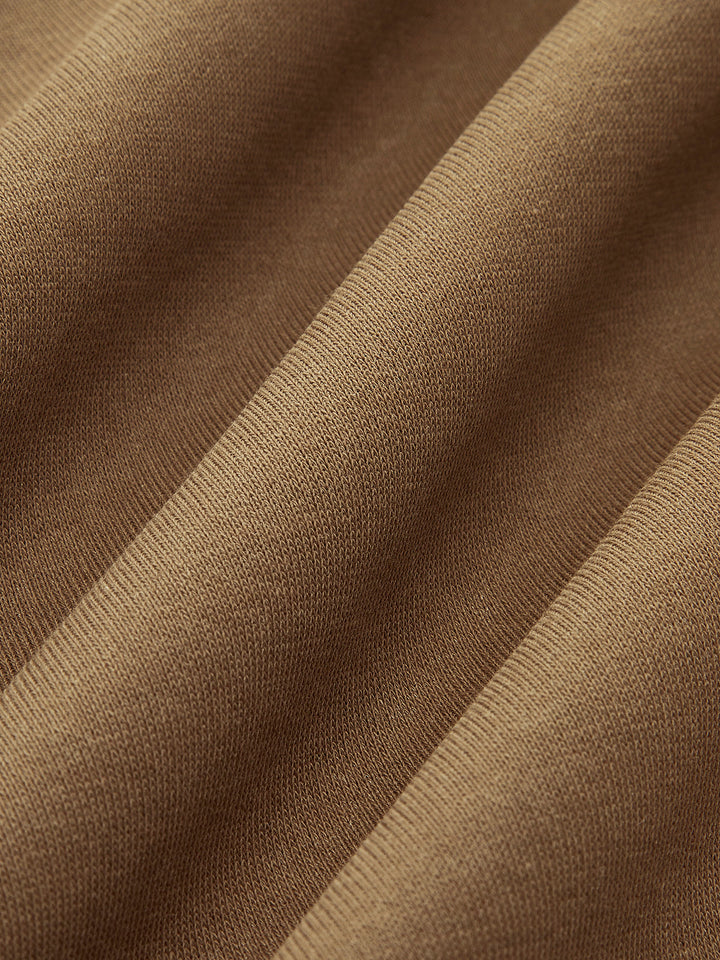 Gürtel-Sweatshirt mit Kurzarm