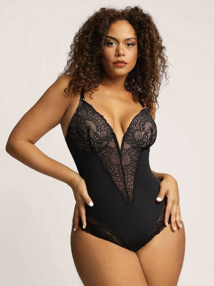 Sarah | SHAPEWEAR BODY mit tiefem V-Ausschnitt