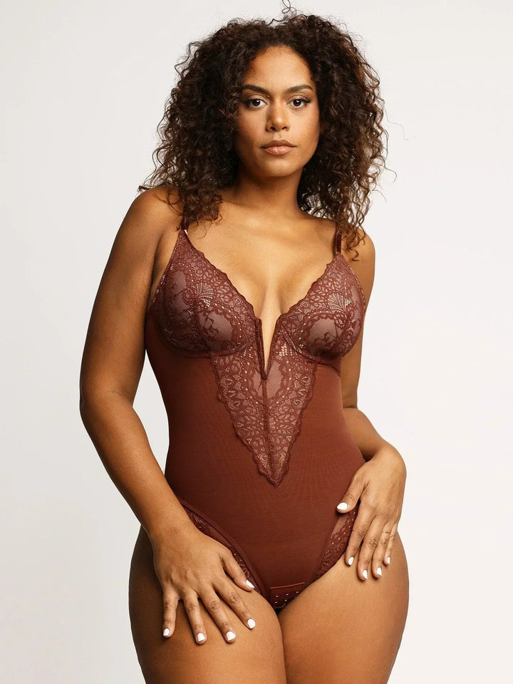 Sarah | SHAPEWEAR BODY mit tiefem V-Ausschnitt