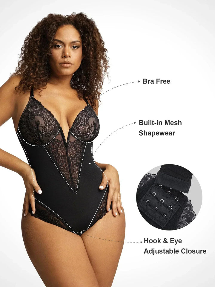 Sarah | SHAPEWEAR BODY mit tiefem V-Ausschnitt