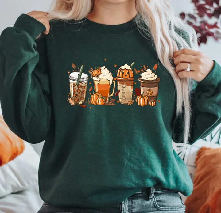 PUMPKIN SPICE -  Stylischer Sweater mit individuellem Design