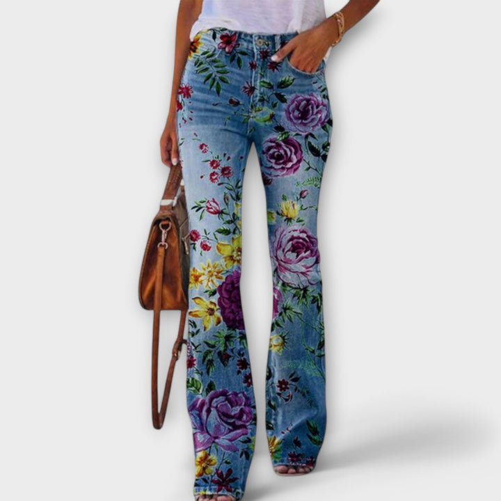 Hose mit Blumen