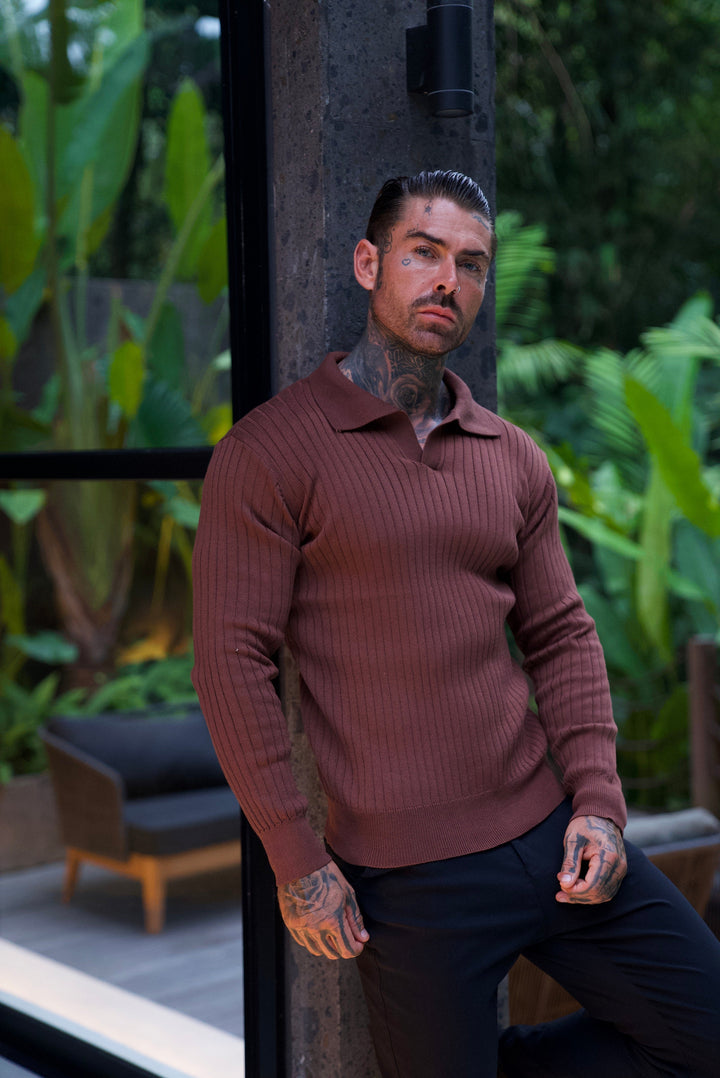 SOGNO: MUSKELFIT-STRICKPULLOVER