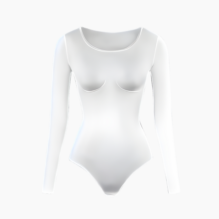 Langarm-Bodysuit formende Shapewear (Abverkauf)