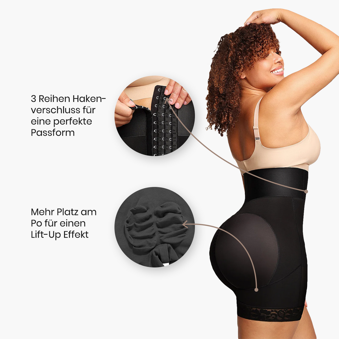 Hochtaillierte Form-Shorts mit Po-Lift und Bauchstütze (Abverkauf)