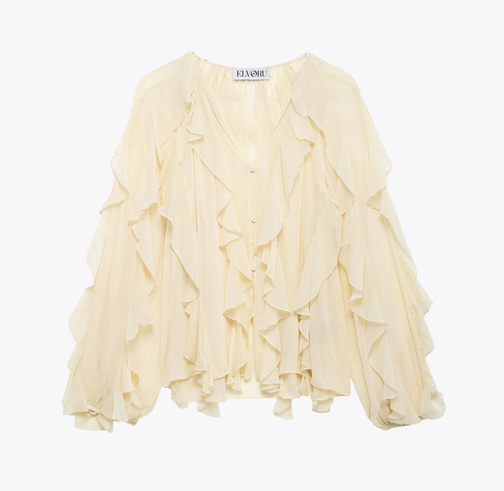 Seraphina | Rüschenbluse für einen eleganten Look