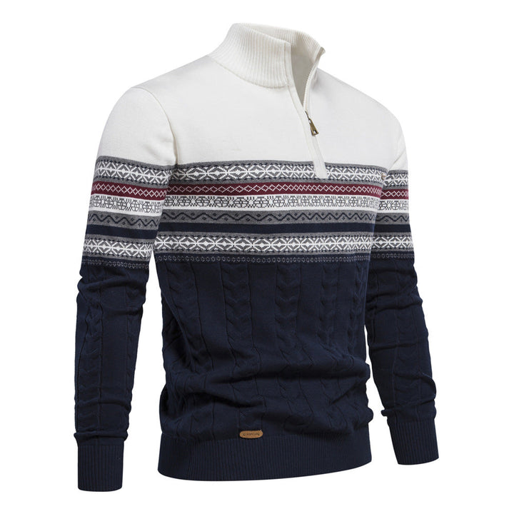 Ace - Hochwertiger Pullover mit Retro-Muster