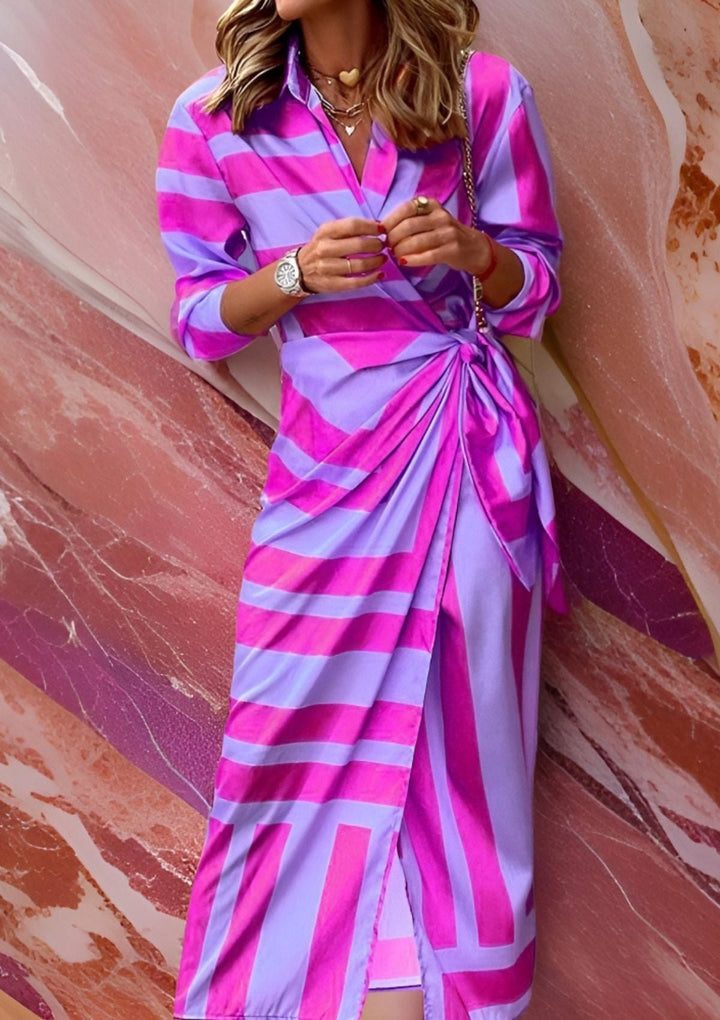Amalia – Wickelkleid mit Print