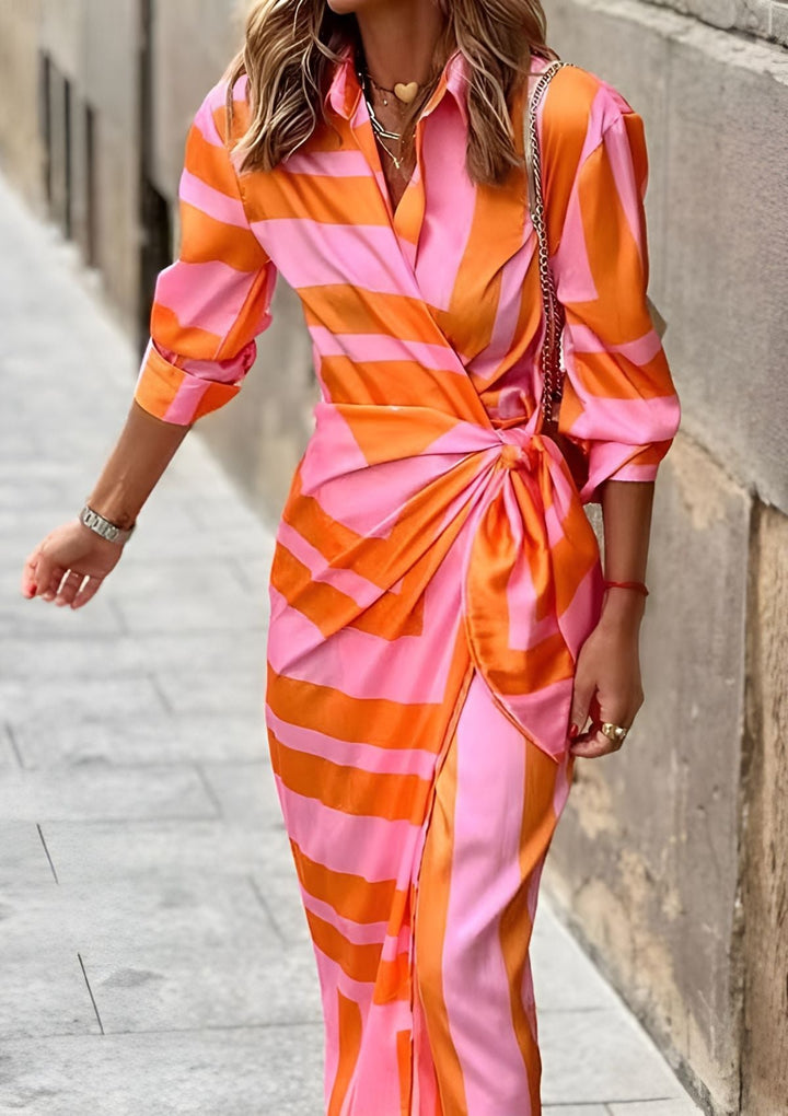 Amalia – Wickelkleid mit Print