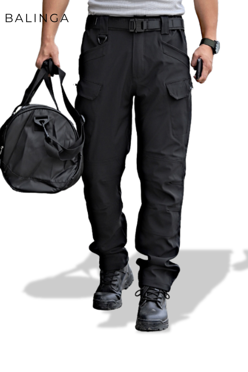Tommy™ | Stretch Bikerhose mit Holstertaschen