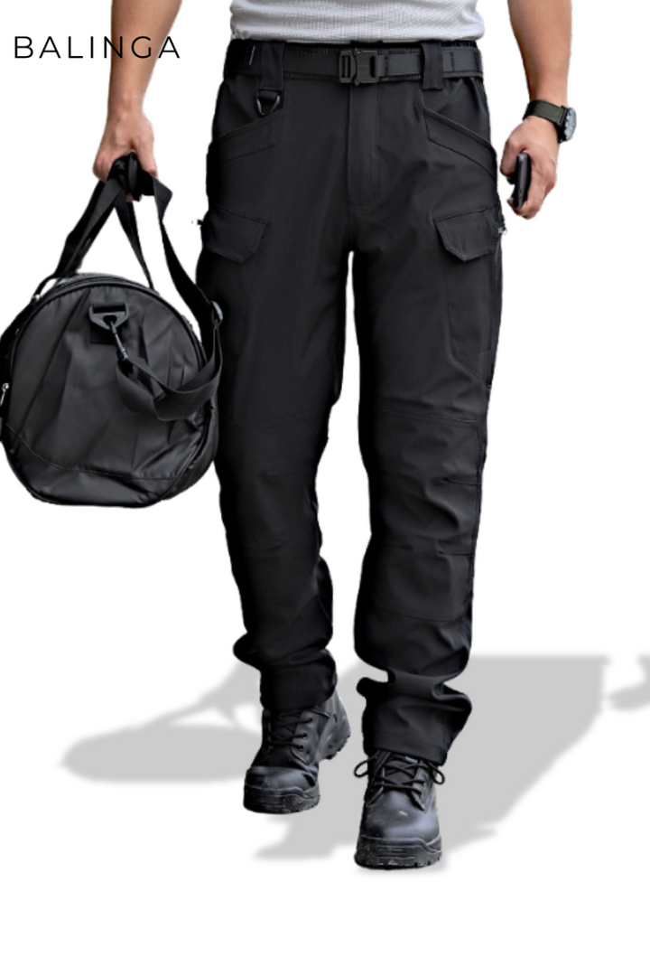 Tommy™ | Stretch Bikerhose mit Holstertaschen