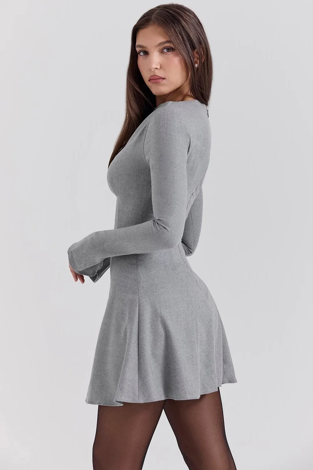 Rola- elegantes Kleid mit Rundhalsausschnitt